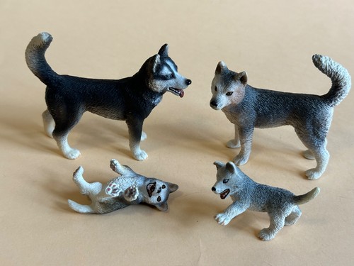 Schleich husky dog family - dog, male