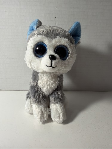 Peluche cane husky occhi - , blu