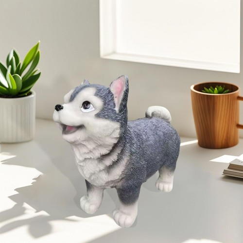 Statuetta cucciolo husky - statuetta,