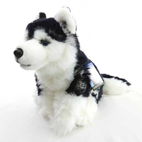 Peluche cane cucciolo husky
