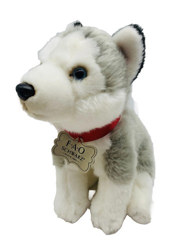Fao schwarz siberian husky - schwarz,