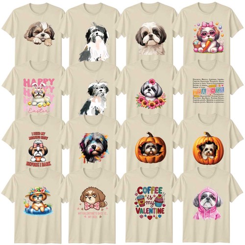 Maglietta carina cane adulto - carina,